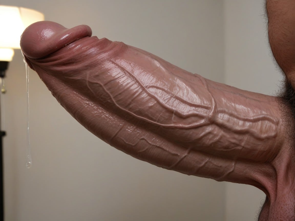 Close Up, Gigantic Glans, Plump Appleshaped Glans AI Gay Porn