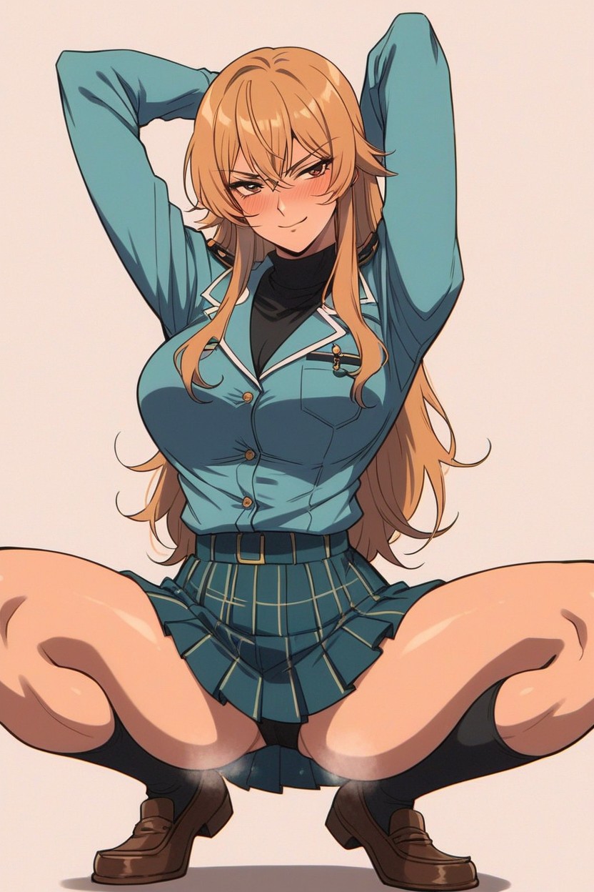 Steam, High Resolution, Squatting Hentai AI Porn