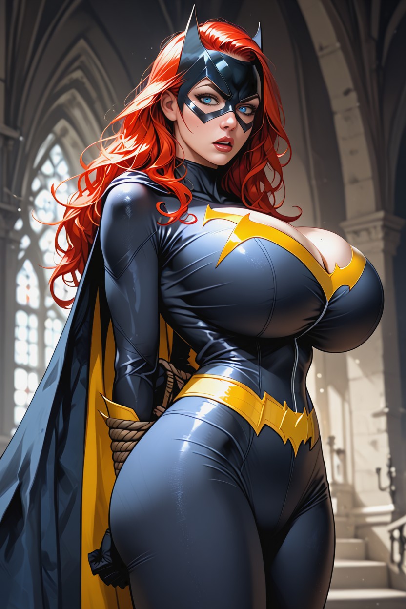 Unrealistic Breasts Size, Side View, Form Fitting Clothes AI Porn
