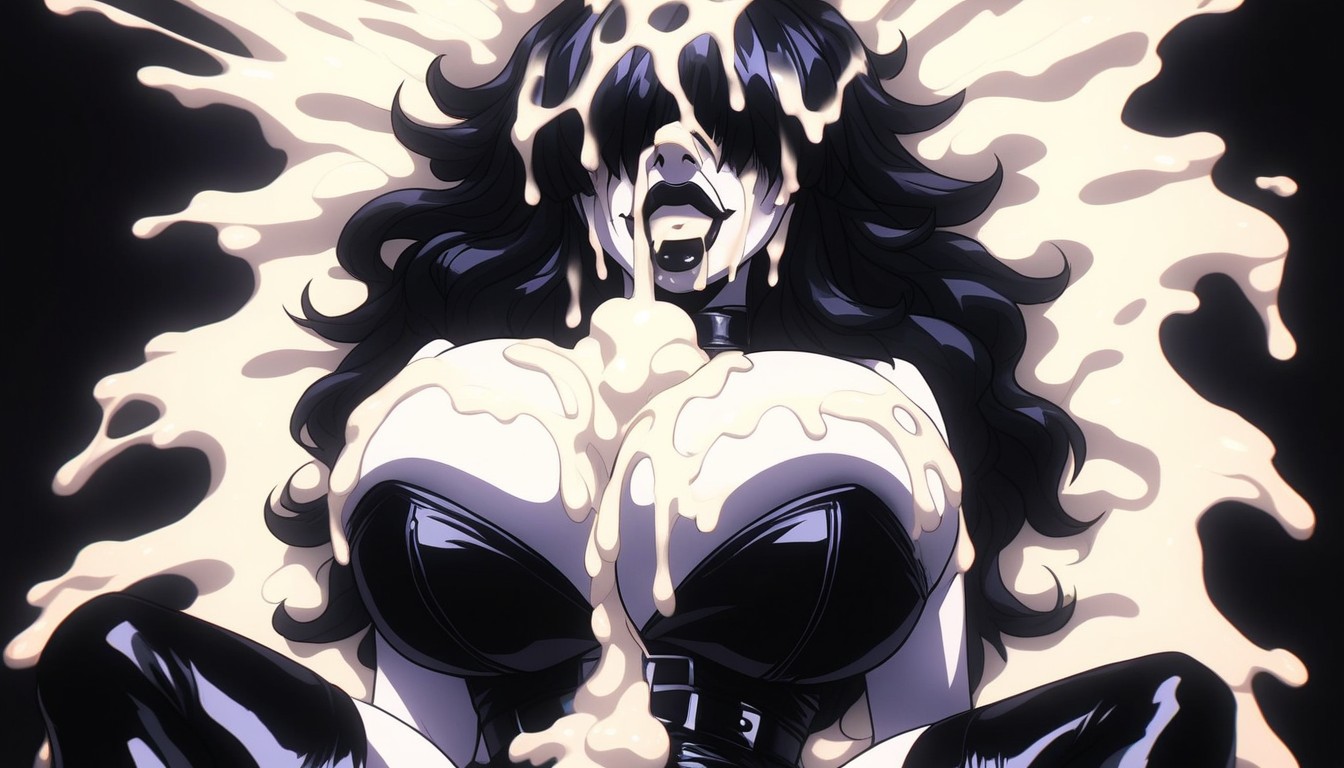 Tit Fuck, Throat Bulge, Excessive Cum All Over Face AI Porn