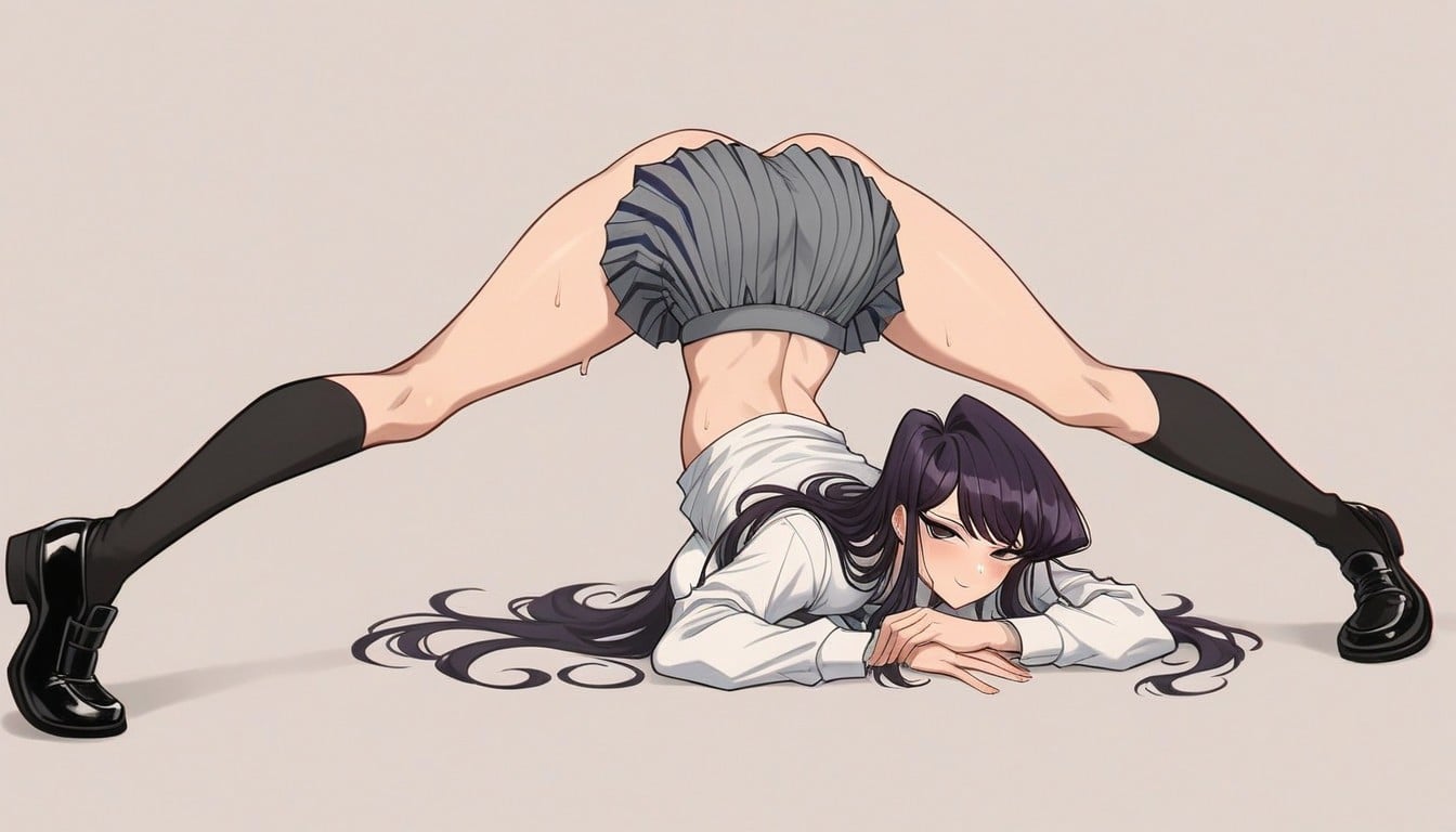 Long Legs, Legs Spread Wide, Full Body Hentai AI Porn