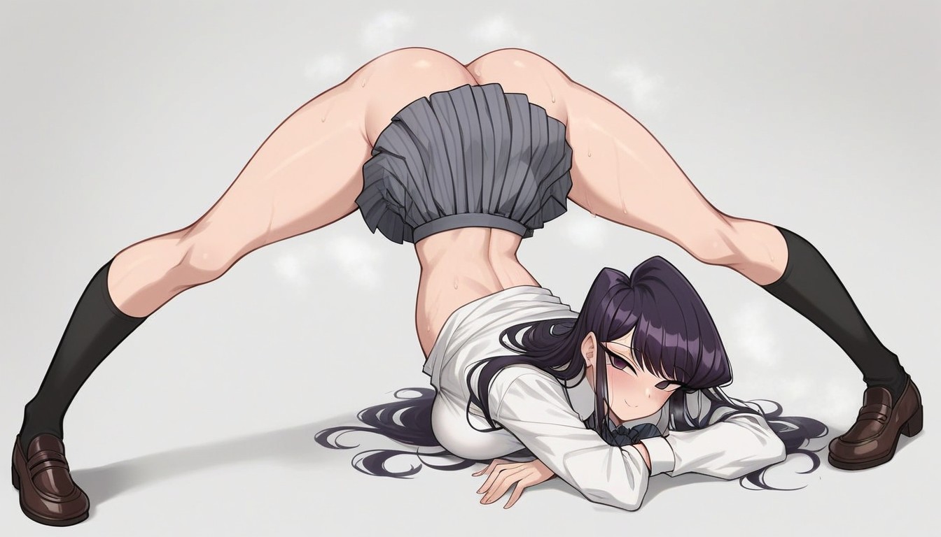 White Background, 18+, Solo Female Hentai AI Porn