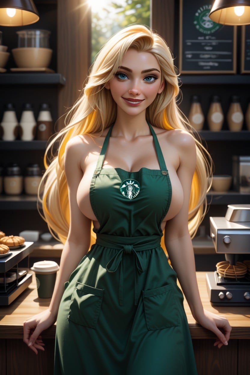 Topless, Barista, Repunzel AI Porn
