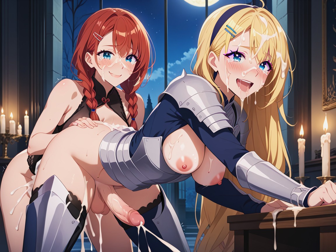 Cum Everywhere, Cum Covered, Wet Skin AI Porn