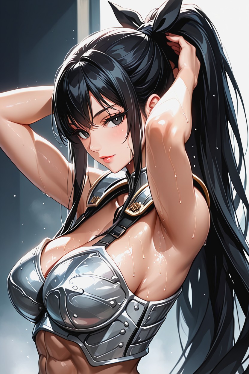 Female Explorer, Emotion Less, Bust Shot Hentai AI Porn