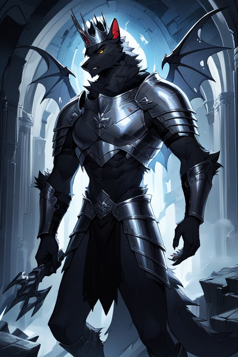 It Is Night, Inside A Rift, 18+ Furry AI Porn