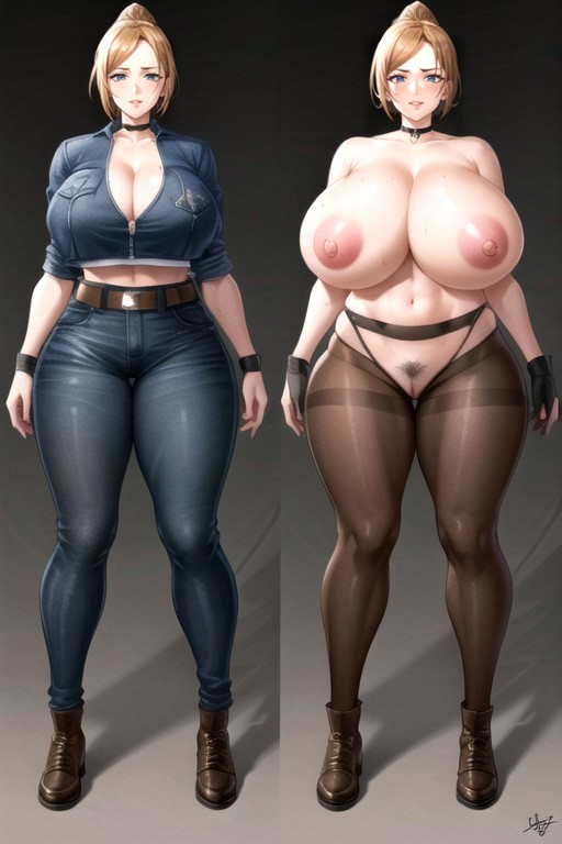 Pubic Hairnipple Pointshalf Areolasbig Buttocks, Cityscapebacklight, Split Screen Hentai AI Porn
