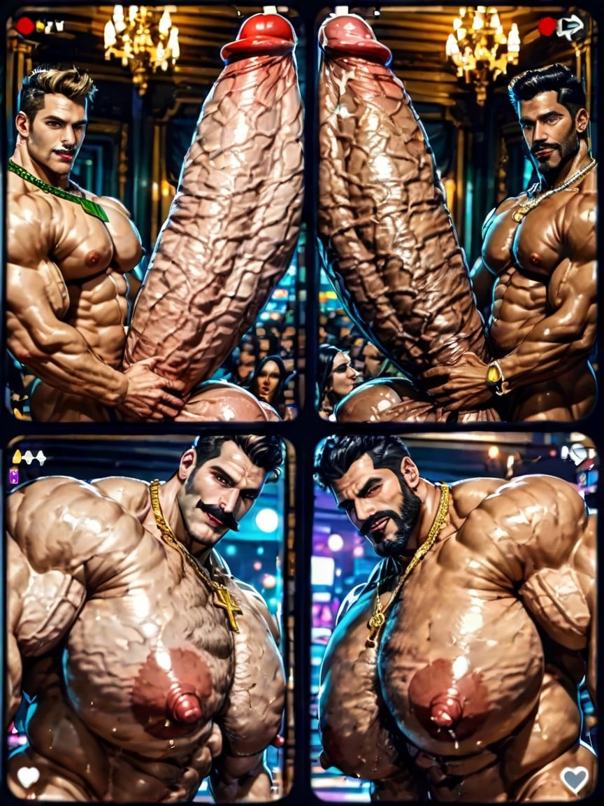 Creampie, Ahegao, Extreme Hyper Boobs AI Gay Porn