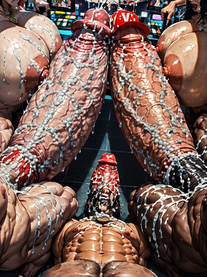Agachada, Muslos Gruesos, Lactating Boobs Porno gay IA