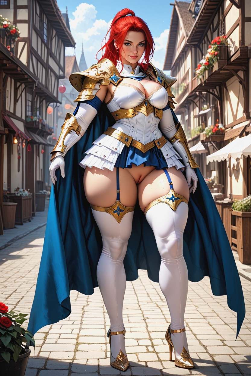 Front View, Details Eye, Detailed Body Porno IA