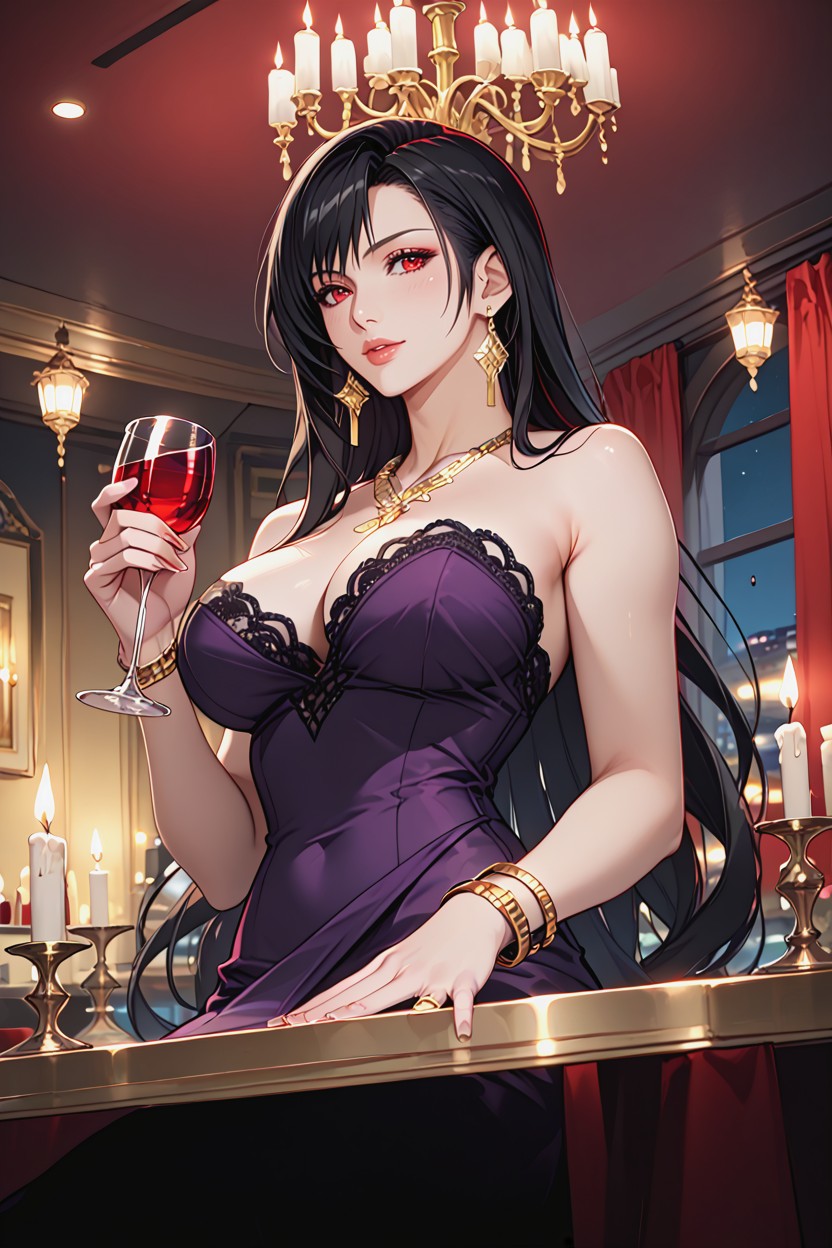18+, Glass Of Red, Glass On Hand Porno IA