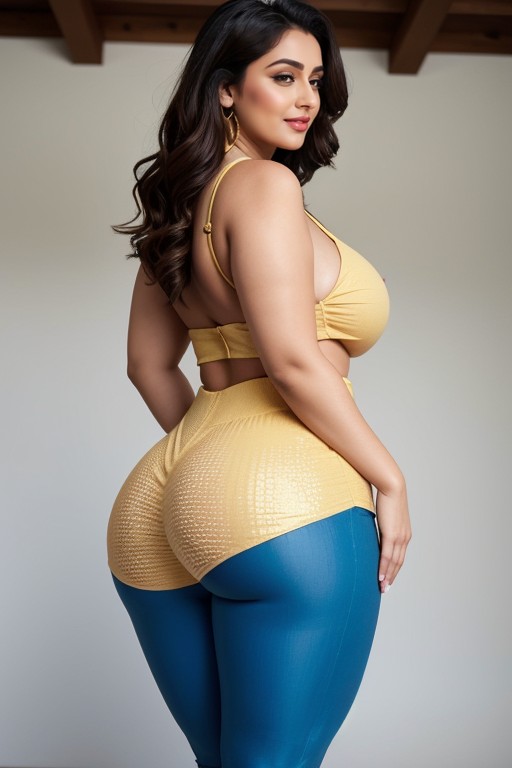 Thick Thighs, Thick Back Exposed, Bangles AI Porn