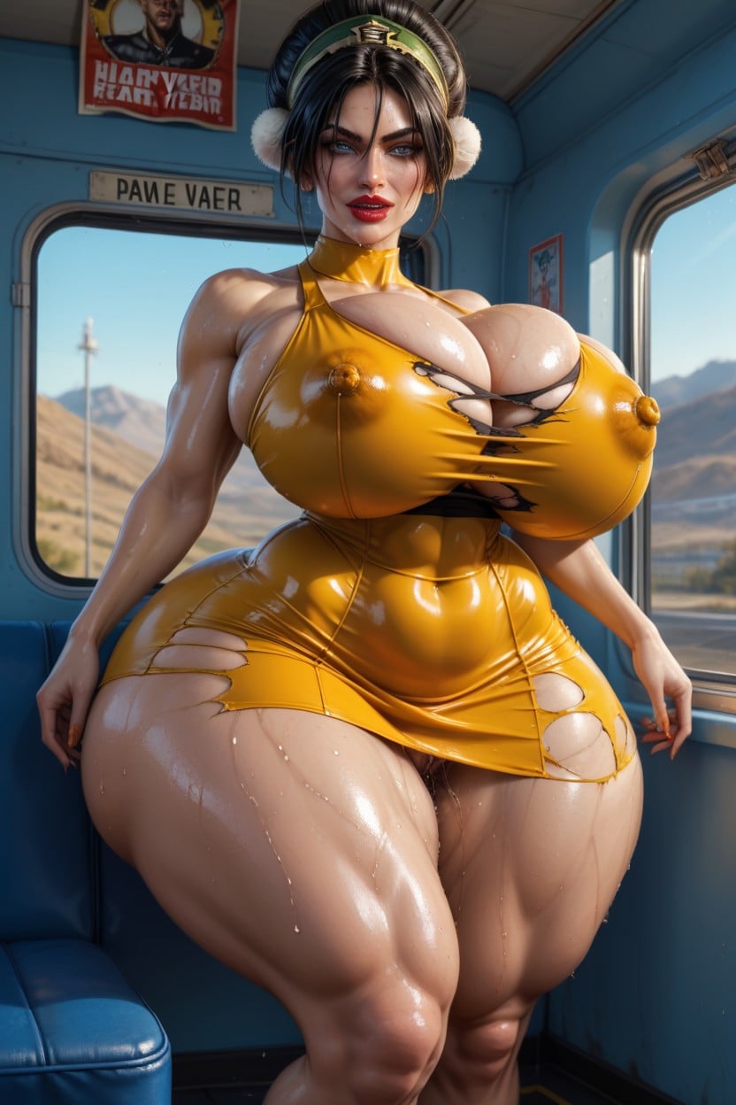 Large Lips, Octane Render, Bimbo AI Porn