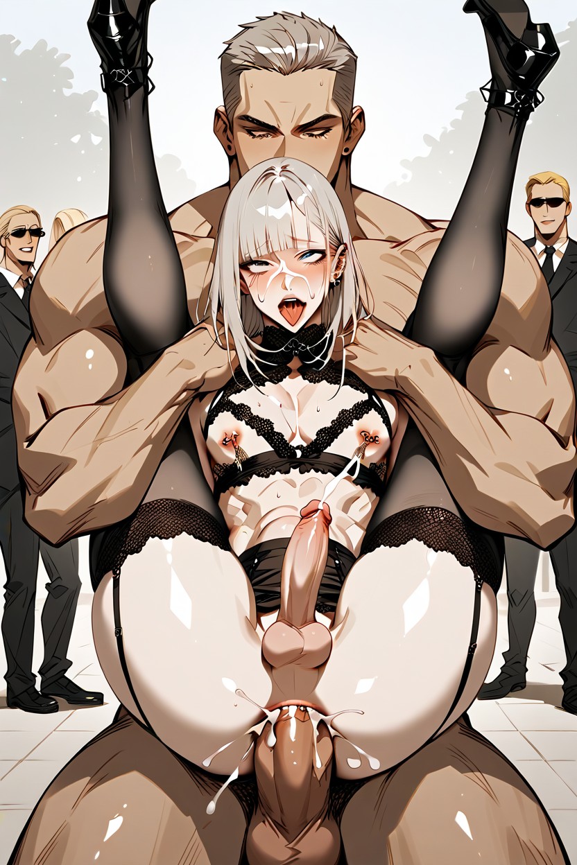 Blonde Hair, Cock In Ass, Pale Skin AI Gay Porn
