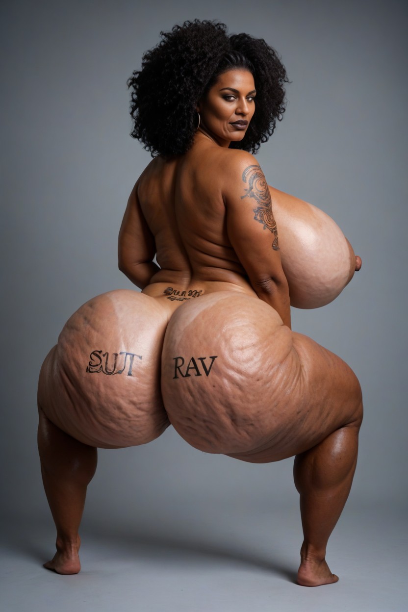 Third, Extremely Large Breasts, Extremely Giant Ass AI Porn