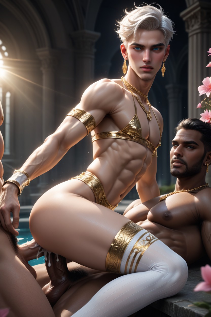 Double Penetration, Penis Revealed, No Make Up AI Gay Porn