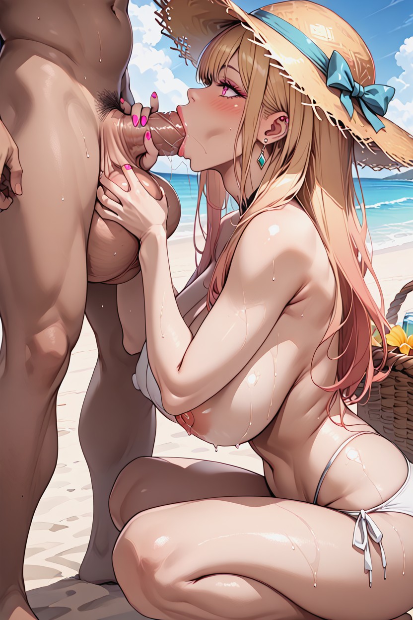 Sand, Ocean, Wet AI Porn