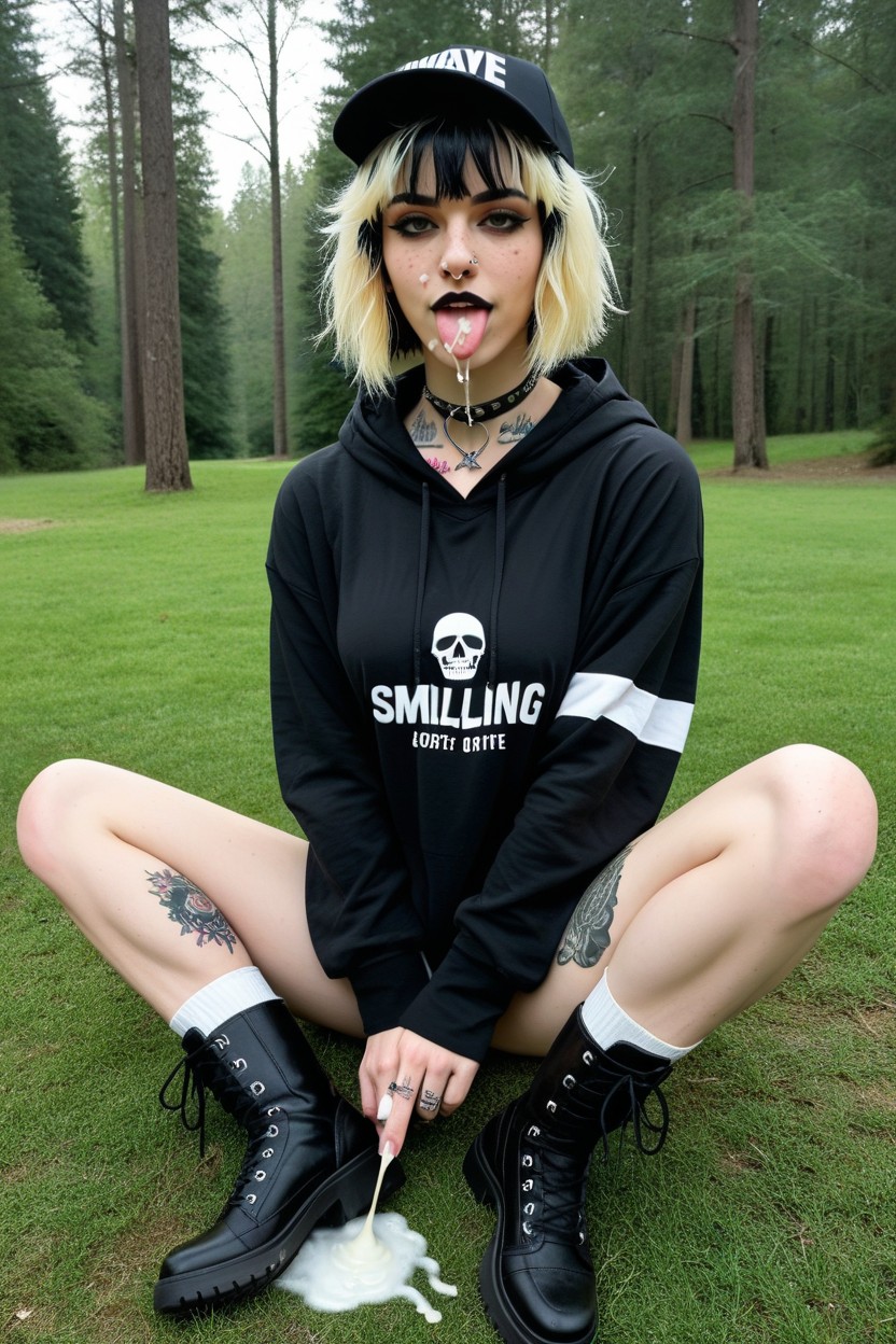 Piercings, Heavily Tattooed, Tattoos AI Porn