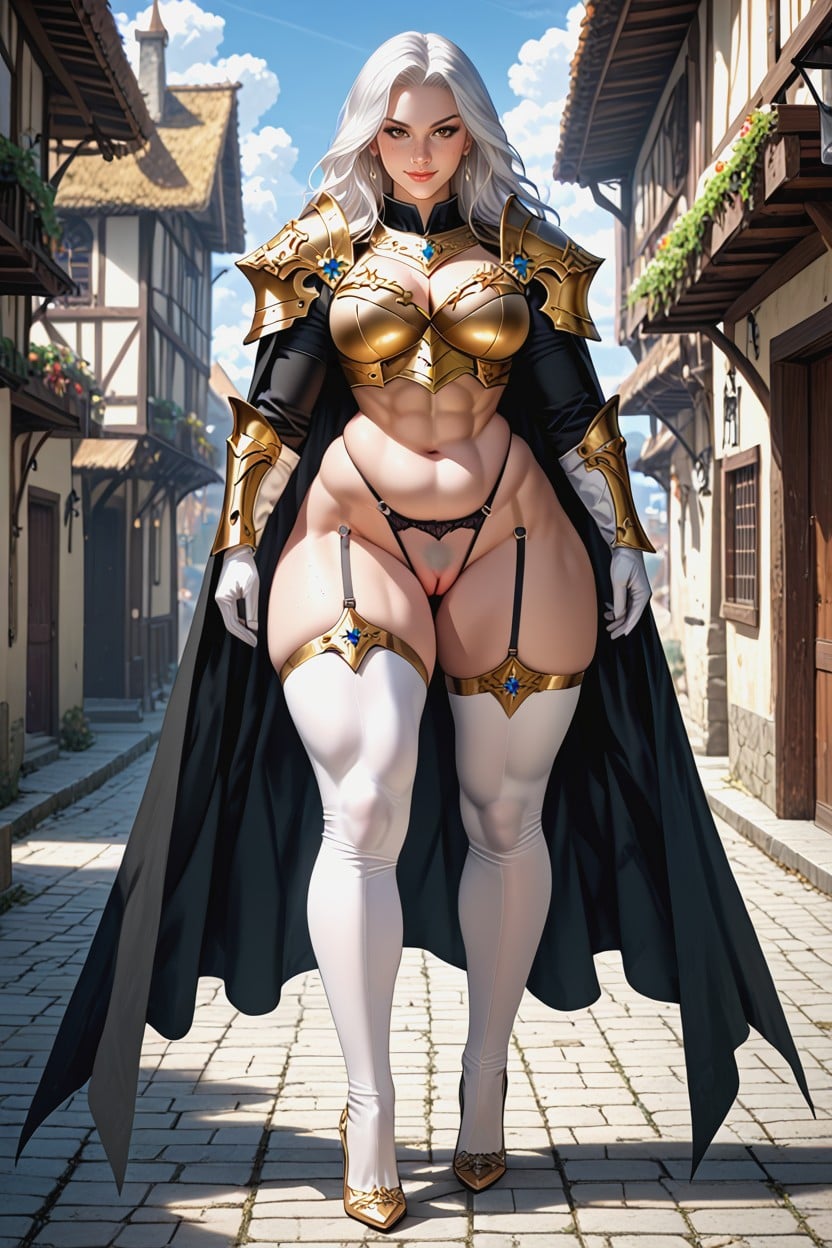 Front View, Luxanna Crownguard, Waist AI Porn