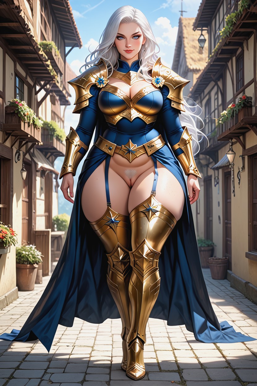 Hyper Hips, Full Body, Luxanna Crownguard AI Porn