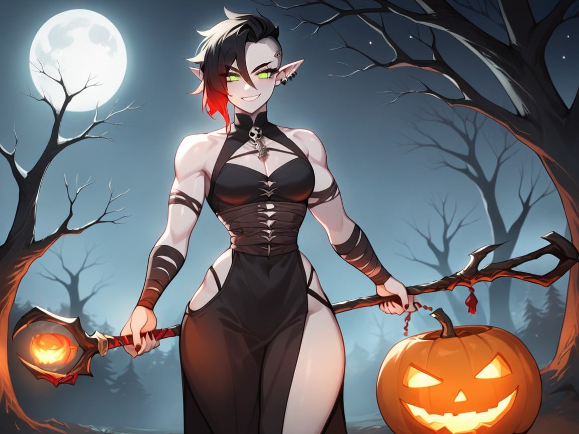 hentai Halloween cum