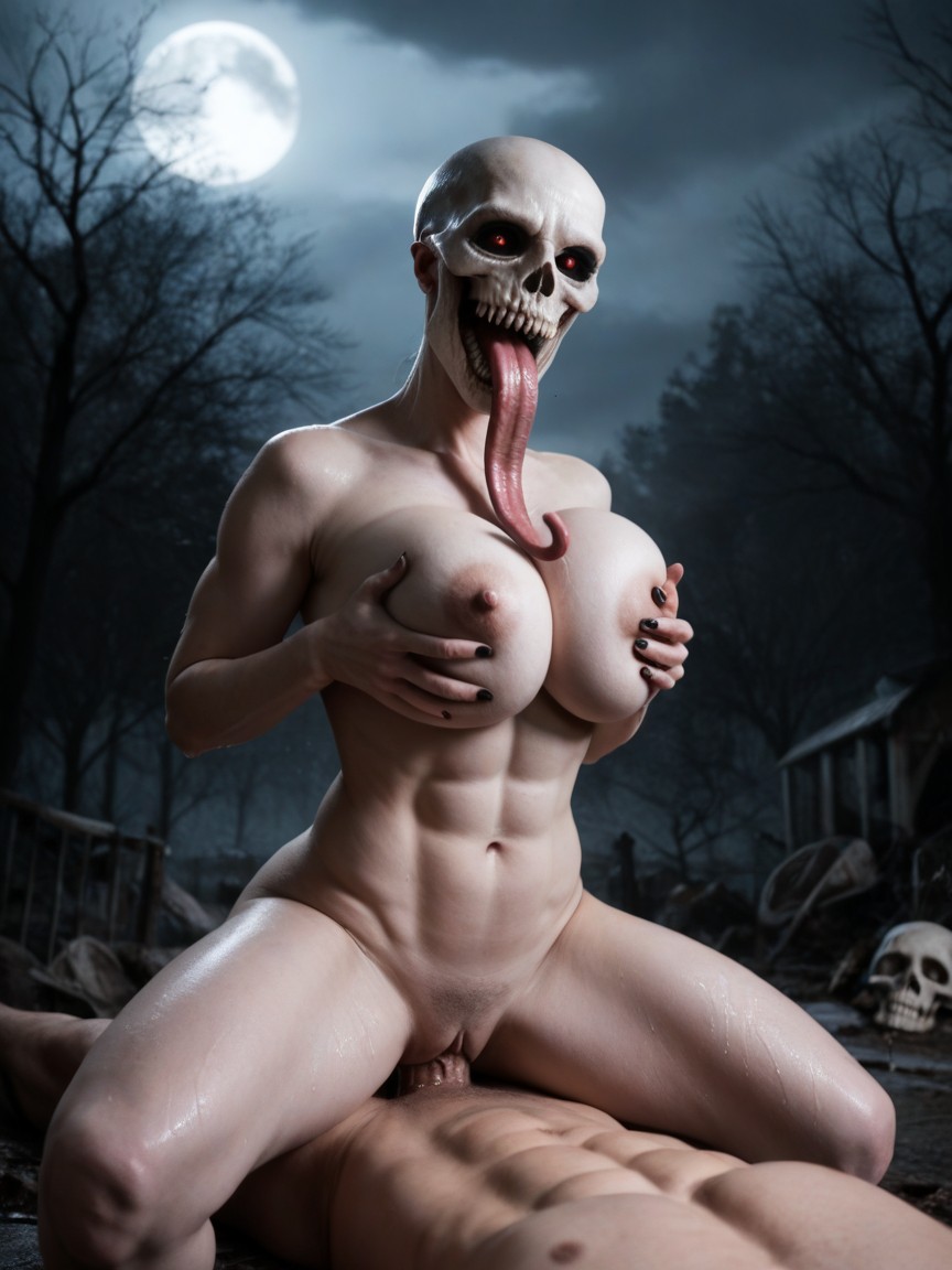 Abandoned, Storm, Horror AI Porn