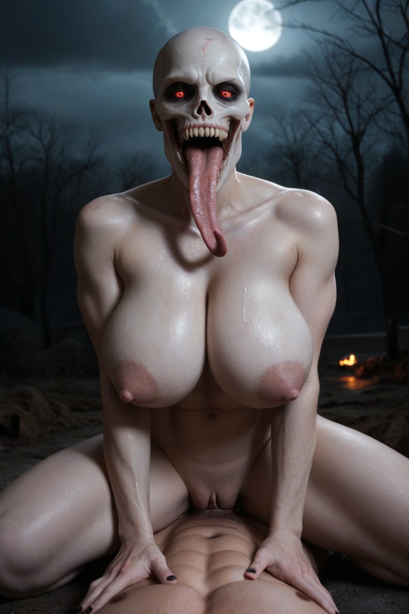 Abandoned, Bald, Psycho Face Porno IA