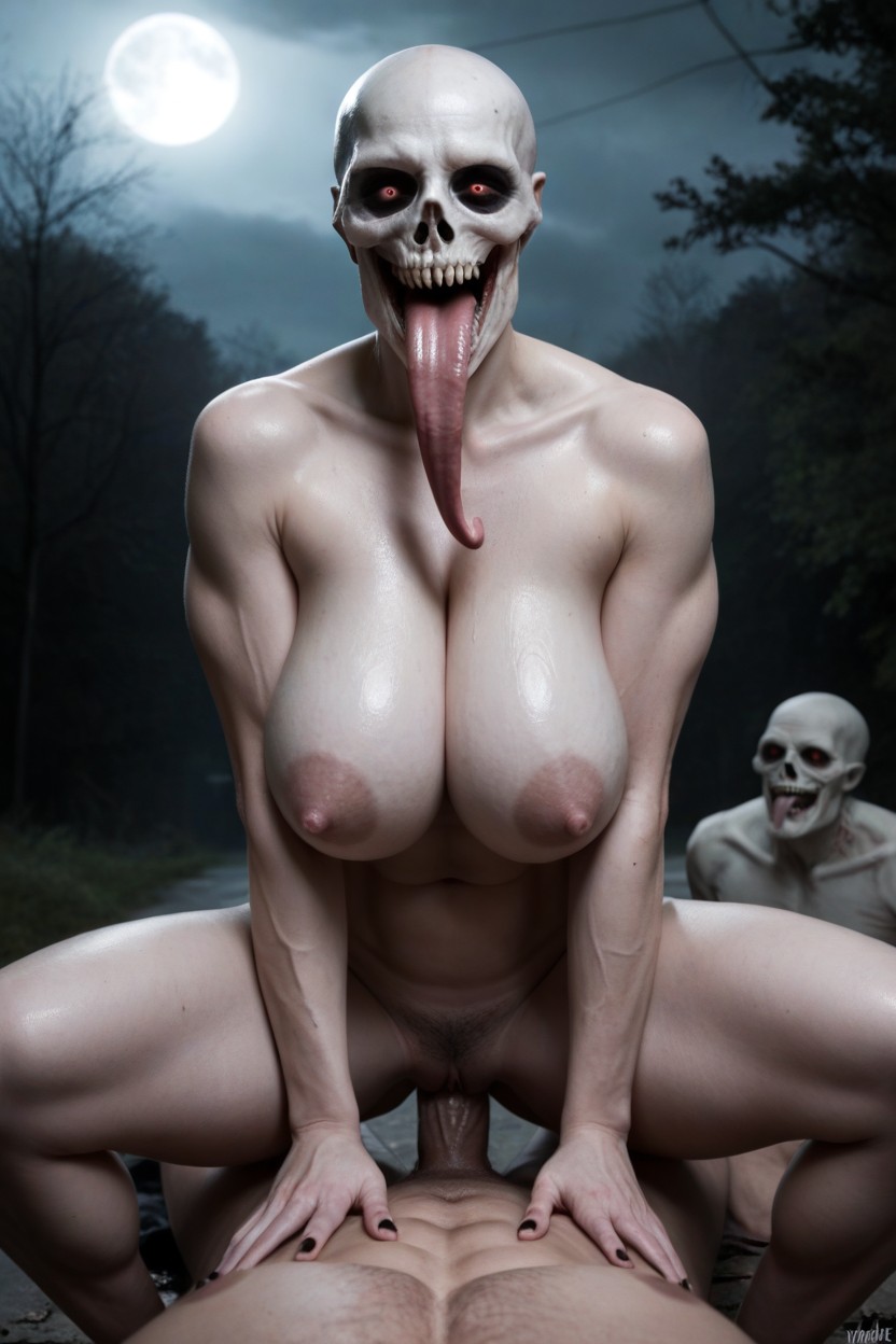 18+, Extremely Sharp Teeth, Long Tongue AI Porn