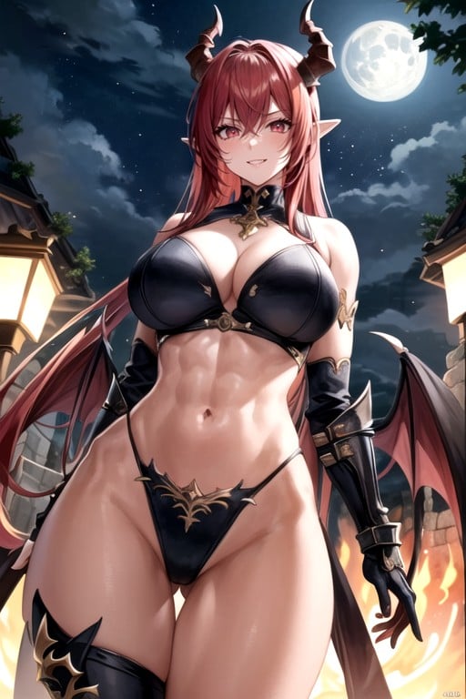 Standing, Fully Naked, Elf Ears AI Porn