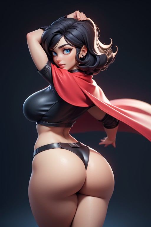 No Underwear, Desnuda, Curvy Hips Hentai IA