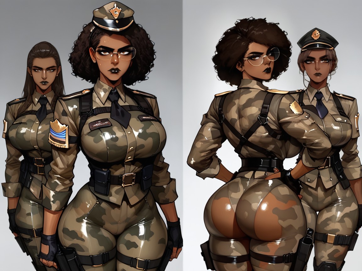 Almond Eyes, 1 Person, Muscular AI Porn