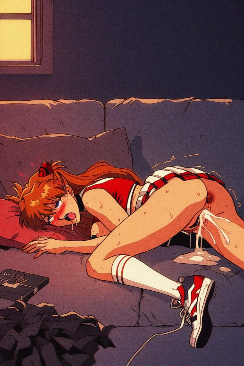 Embarrassed, Embarrassed Female, Cheerleader Skirt Hentai AI Porn