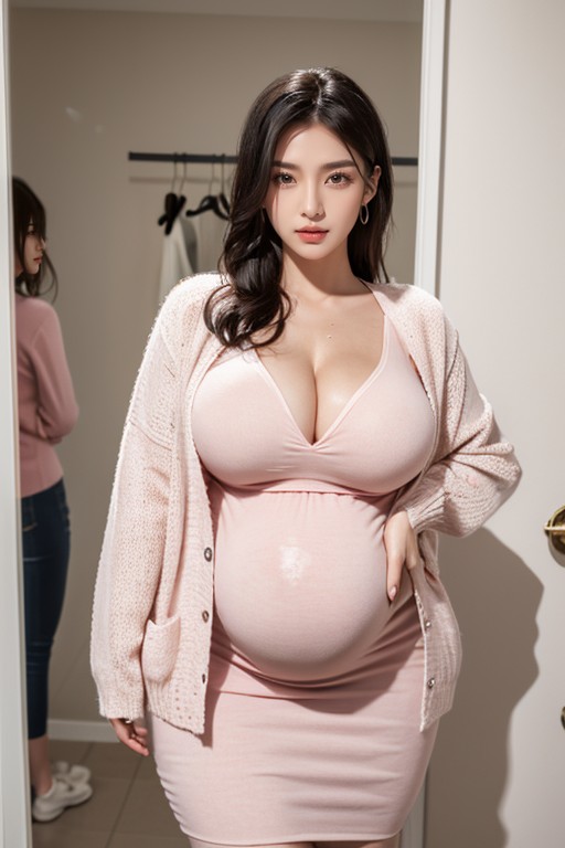 Breasts Expansion, Extremely Oversize Gigantic Breast, A Satisfied Face AI國產黃片