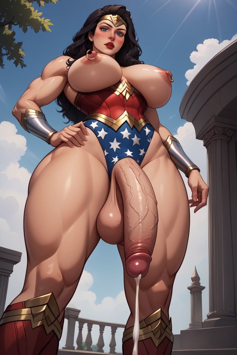 Tan Skin, D Art Style, Standing Hentai IA