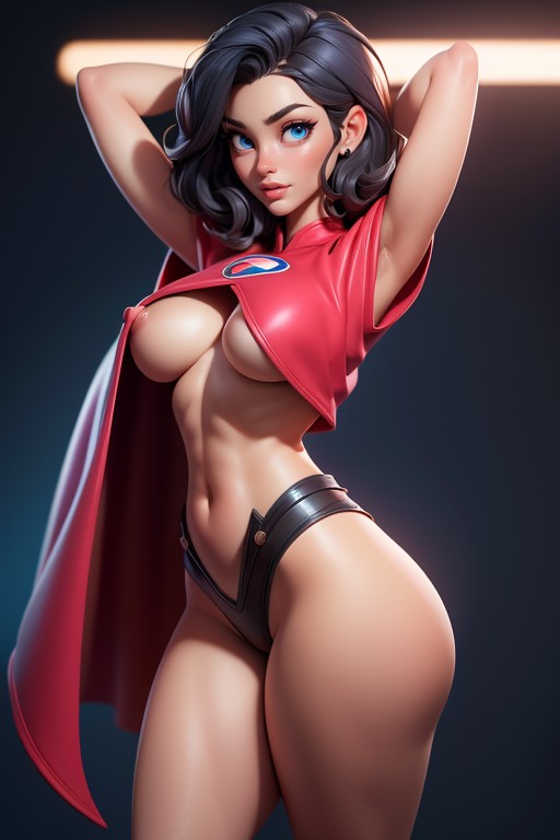 Super Woman, Desnuda, Bare Ass Hentai IA