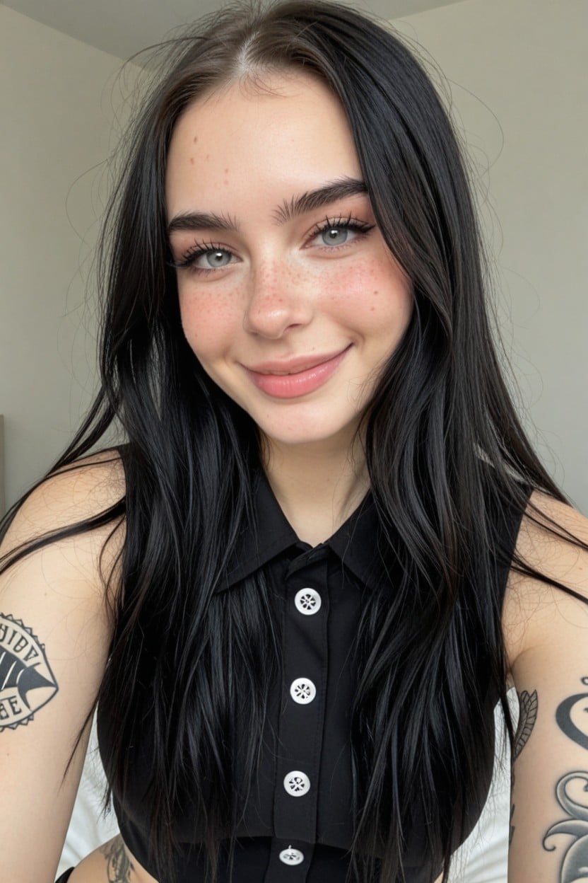 18+, Lightly Hairy Pussy, Emo Style Porno IA