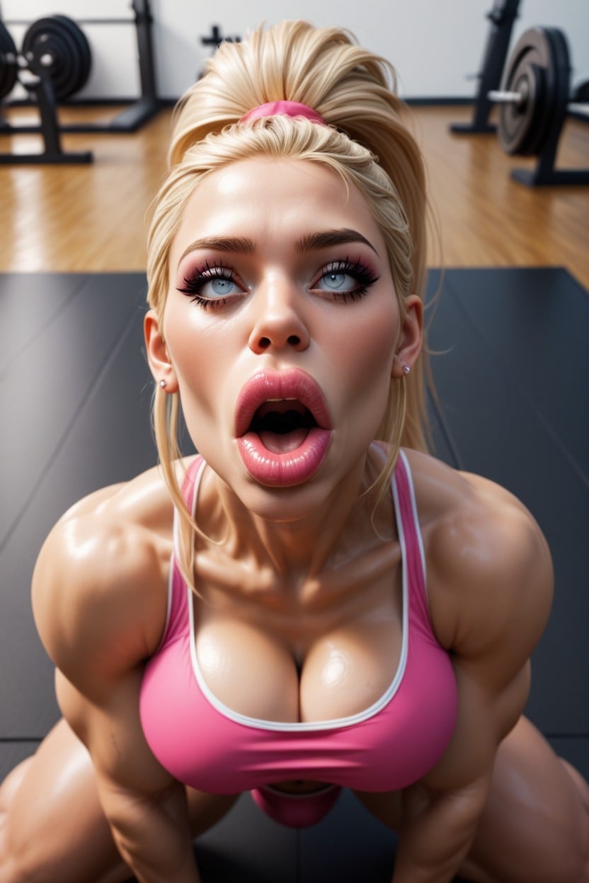 Gigantic Long Thick Hyper Veiny Cock Bulge In Throat, Low Hanging Balls, Throat Impaled By Gigantic Hyper Thick Long Black Cock AI Porn