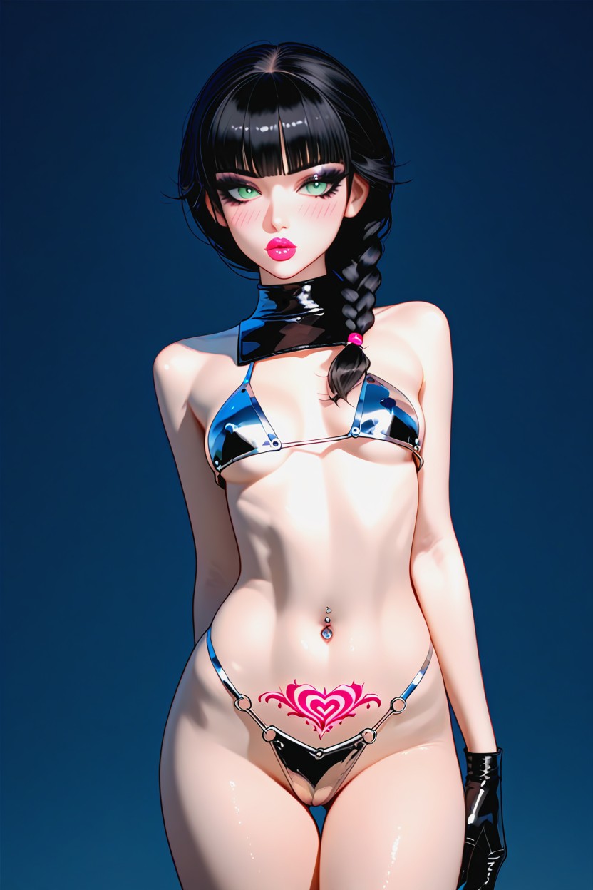 Pouty Pink Lips, Cute, Lean Body Hentai AI Porn