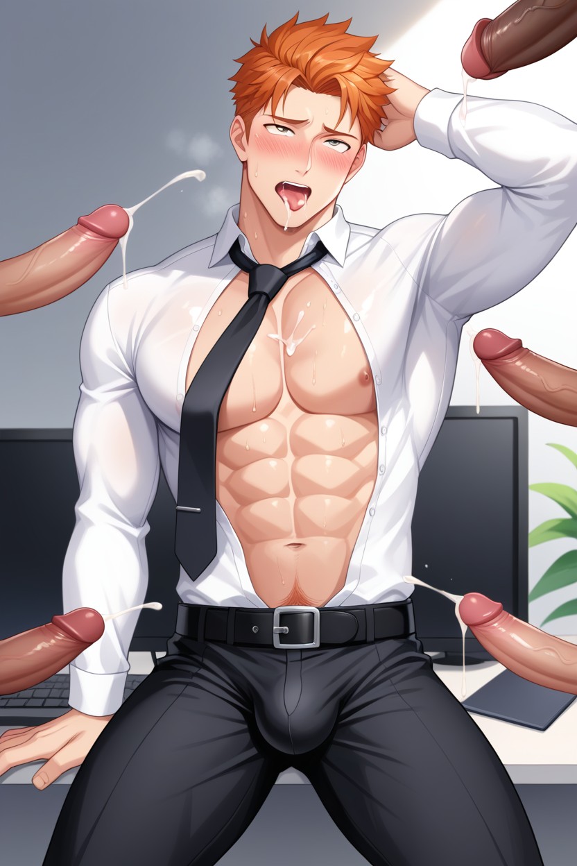 Black Belt, Muscular Build, 20+ AI Gay Porn