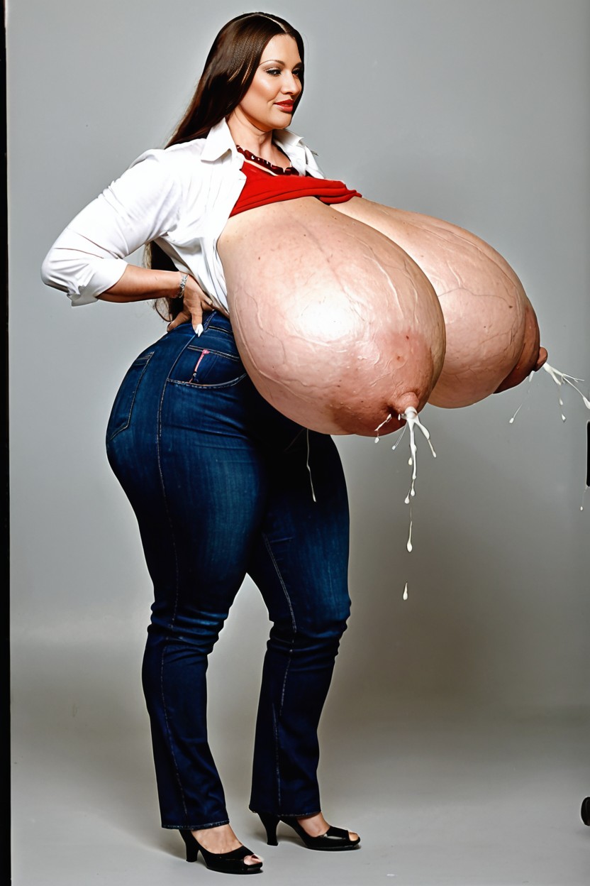 Giant Insane Massive Gigantic Breasts, Hanging Tits, Enormously Insane Massive Gigantic Breasts AI Porn