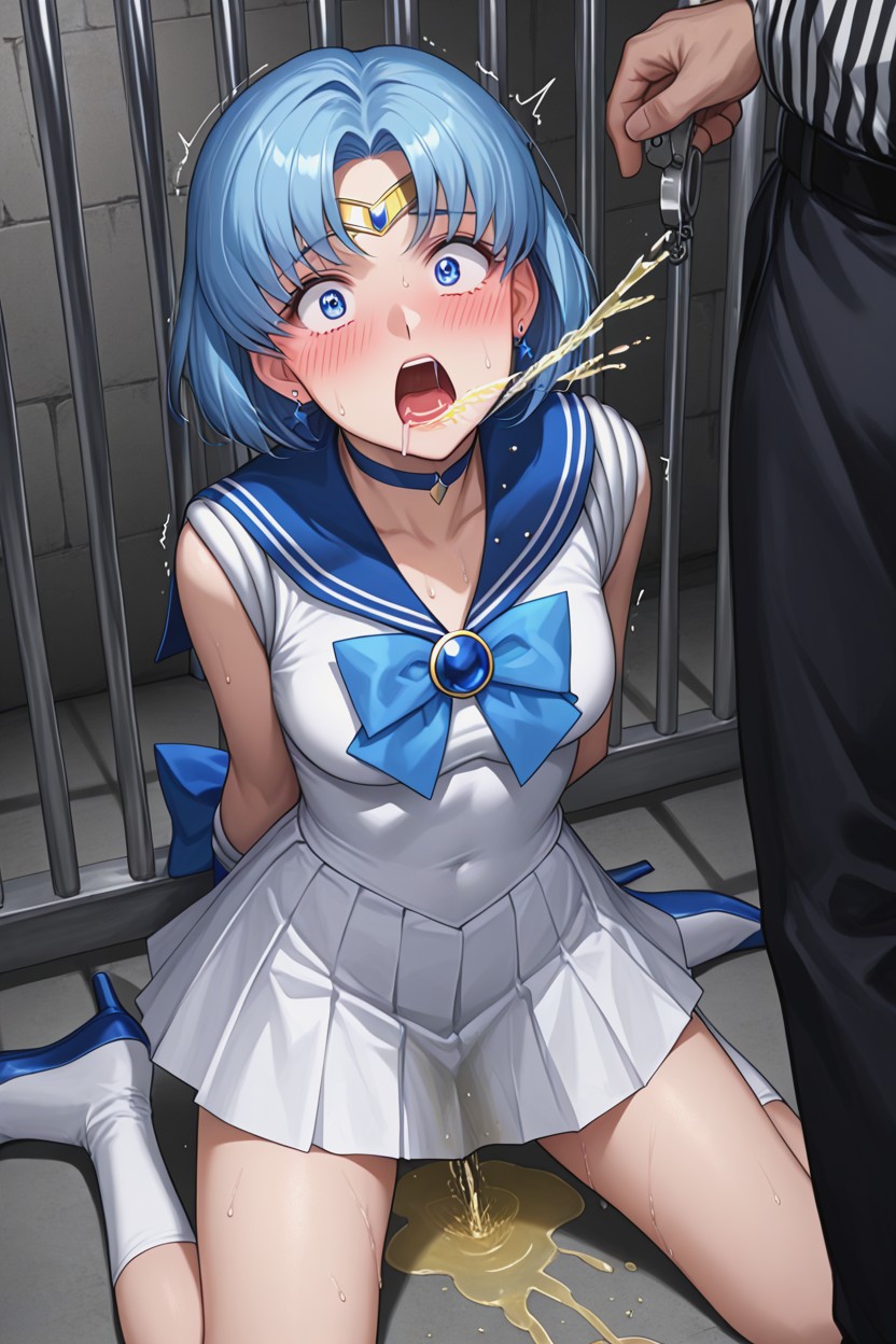 Sweaty, Facefuck, Prison Hentai AI Porn
