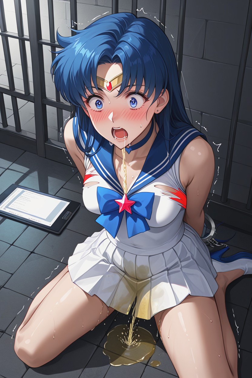 Blue Eyes, Tablet Device Are Broken, Aversion Hentai AI Porn