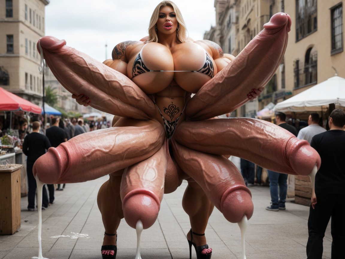 Swedish, Tattoo, Standing Shemale AI Porn