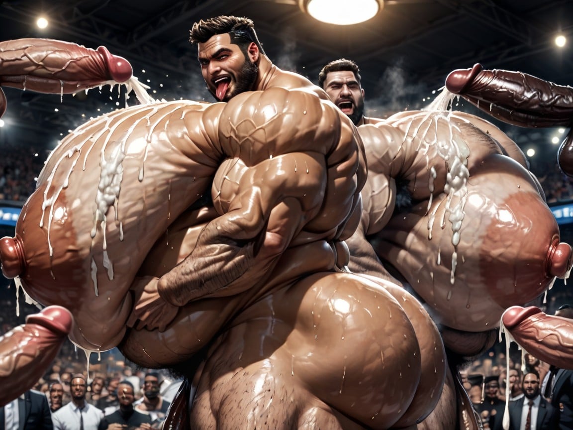 Sweaty, Man Men Only, Sideburns AI Gay Porn