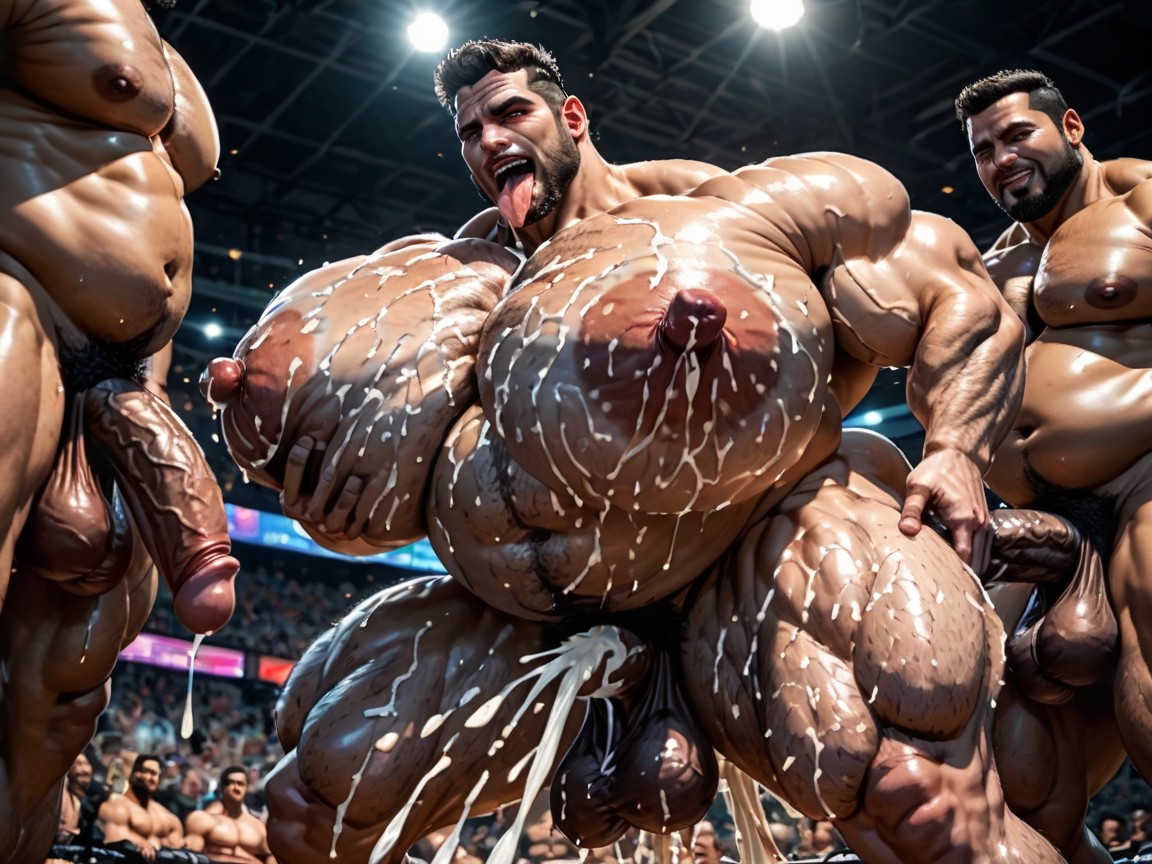 Harem, Huge Extreme Oversized Ass, Massive Ass AI Gay Porn
