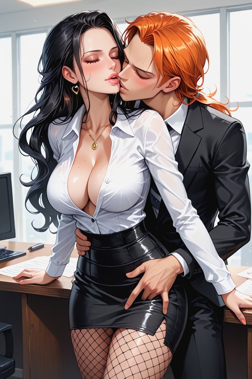 Thighs, Intense Expression, Fingering Pussy By Other Hand Porno IA Hentai