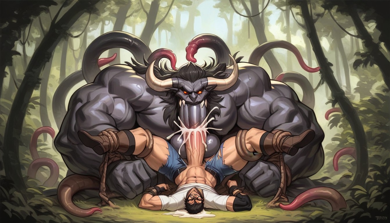 Domination, Cock Hyper Thick, Jungle Hentai AI Porn