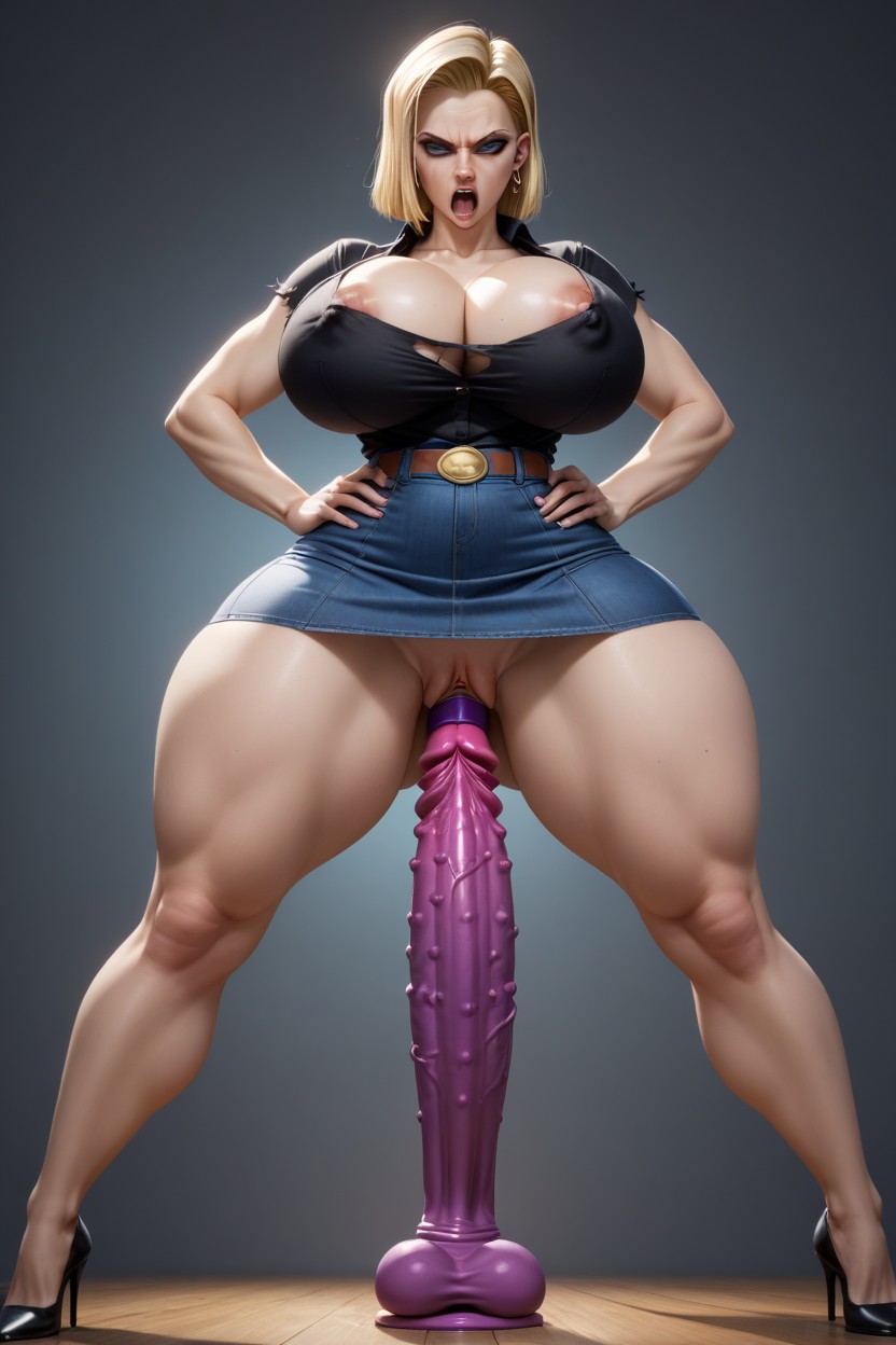Thick Ass, Focus On Face, Round Ass AI Porn
