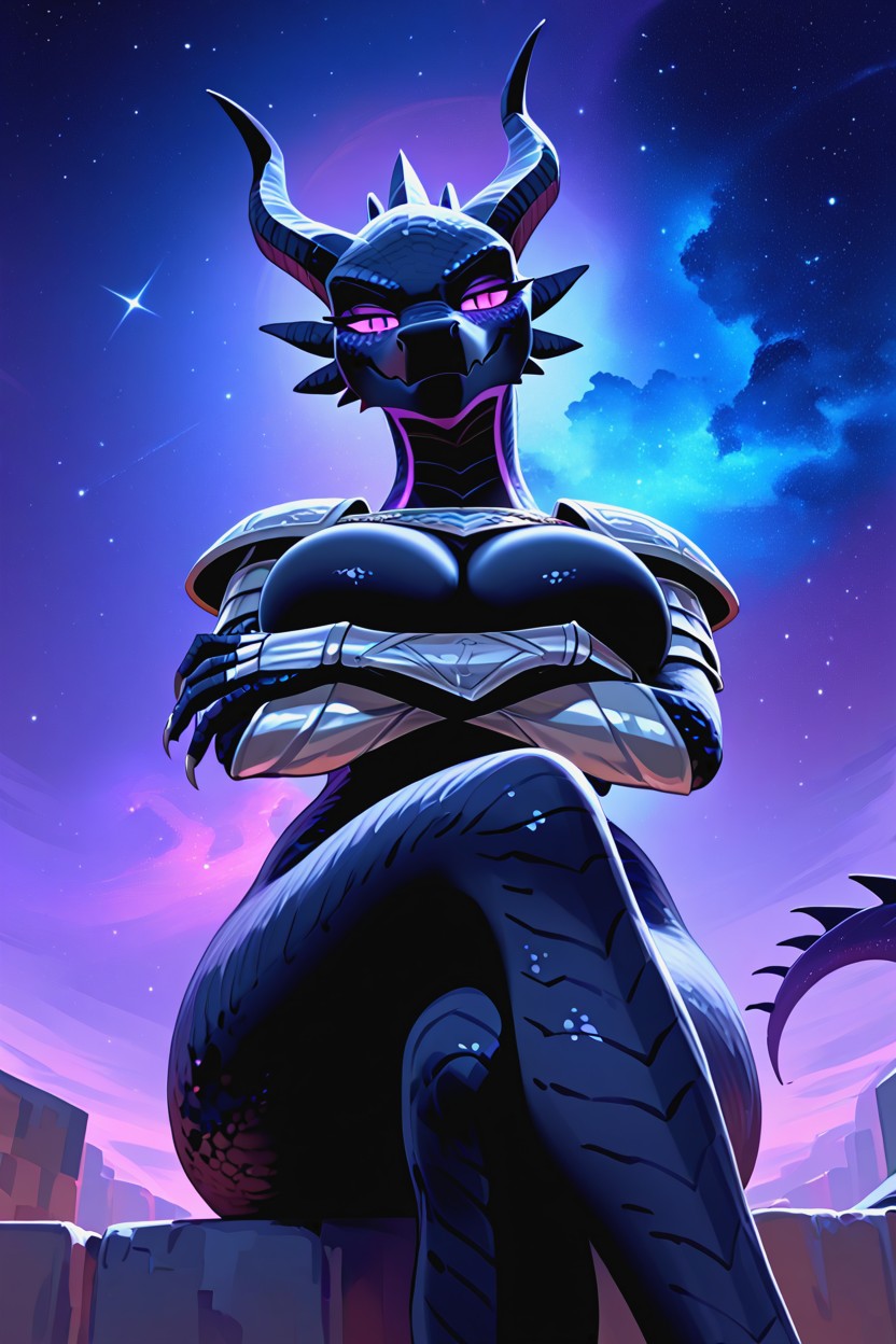 Nebula, Bat Wings, Ender Dragon Furry IA