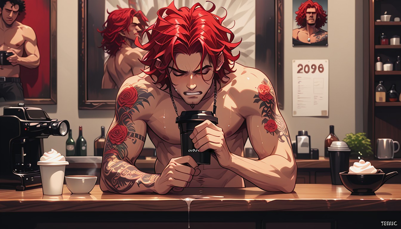 Full Body, Sweaty, Body AI Gay Porn
